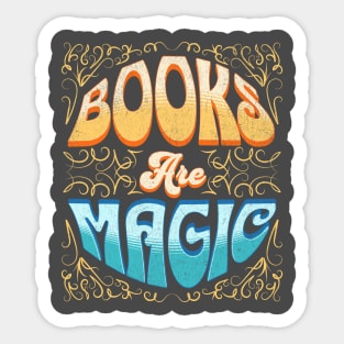 Books are magic Sticker